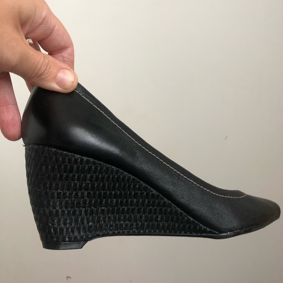 Naturalizer Comfort Black Solid Heel Leather - Picture 3 of 4